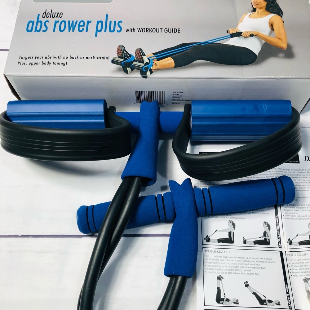 Danskin Deluxe Abs Rower Plus With Workout Guide Exercise - Picture 2 of 7